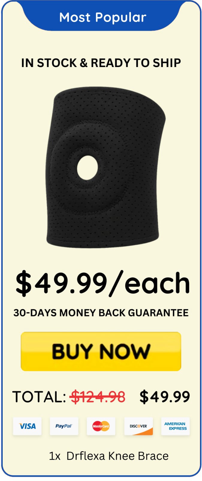 Drflexa Knee Brace offer price 